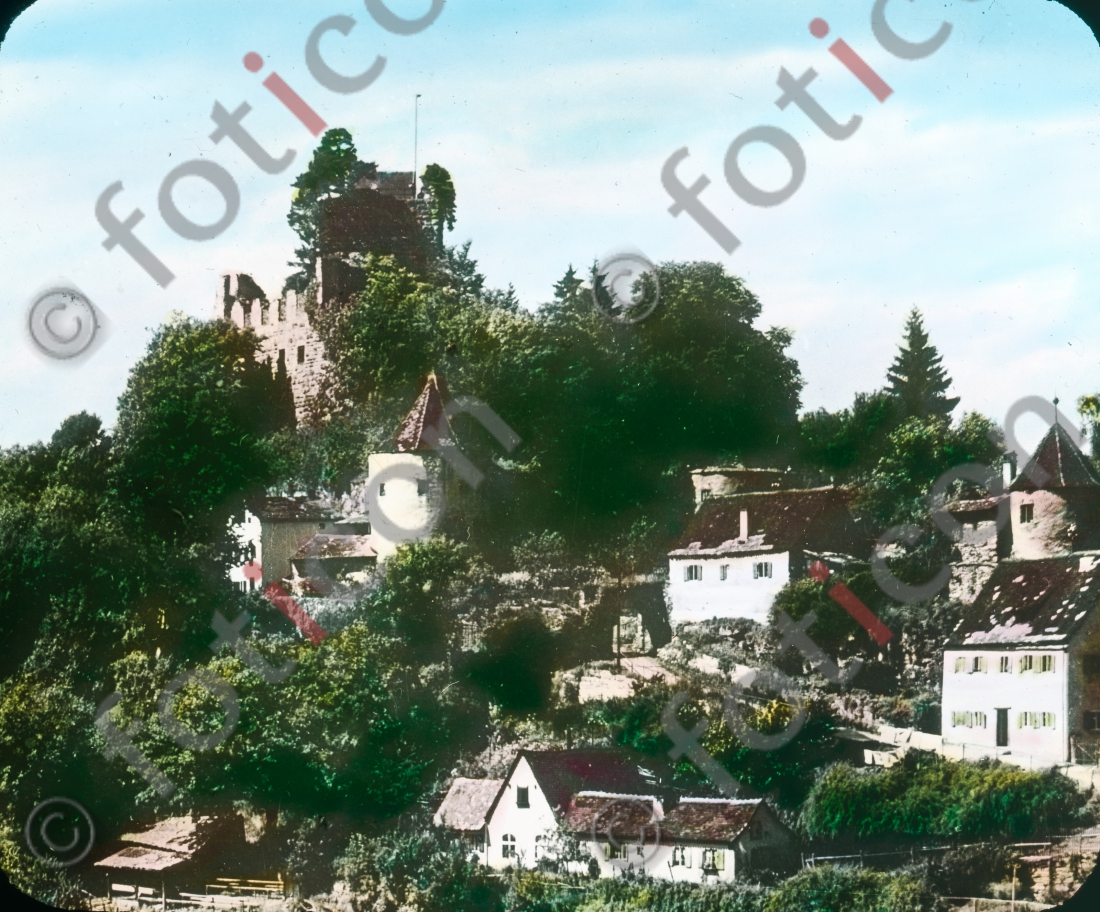 Burg Pappenheim | Pappenheim Castle - Foto foticon-simon-162-027.jpg | foticon.de - Bilddatenbank für Motive aus Geschichte und Kultur